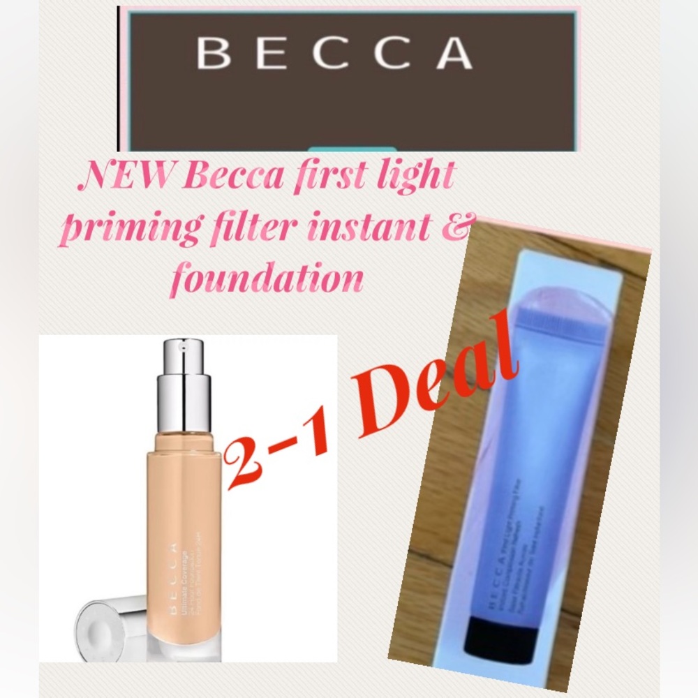 2-1 NEW Becca first light priming filter instant & ultimate coverage crè…